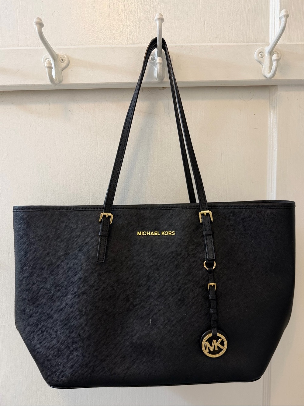 Michael Kors Black Leather Bag
